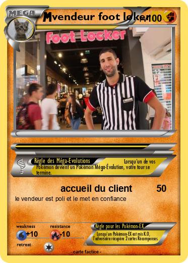 Pokemon vendeur foot loker