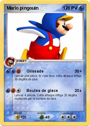 Pokemon Mario pingouin