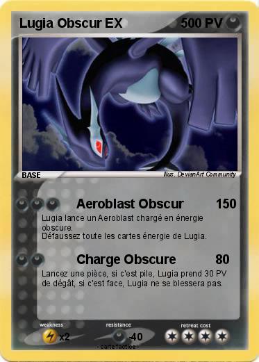 Pokemon Lugia Obscur EX