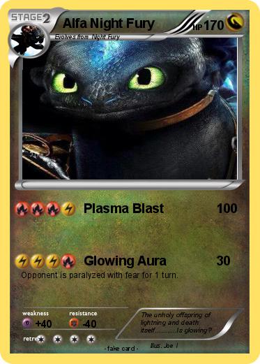 Pokemon Alfa Night Fury