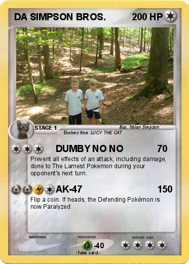 Pokemon DA SIMPSON BROS.