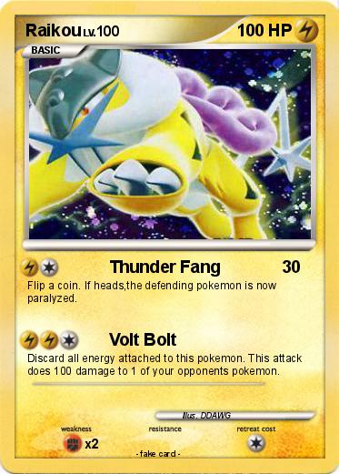 Pokemon Raikou