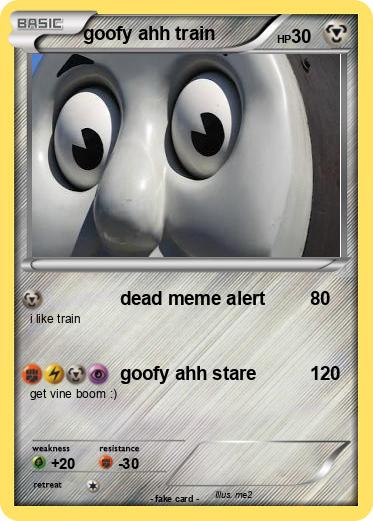 Pokemon goofy ahh train