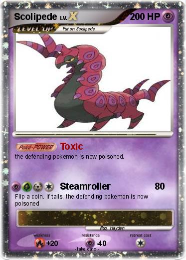 Pokemon Scolipede