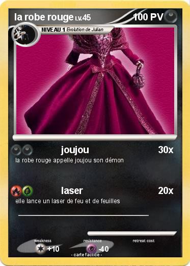 Pokemon la robe rouge