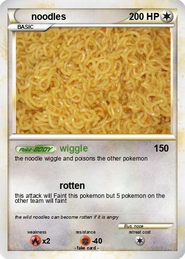 Pokemon noodles