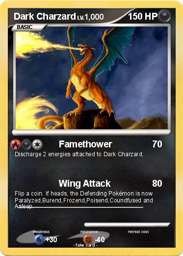 Pokemon Dark Charzard