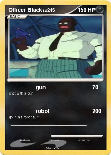 Pokemon Officer Black