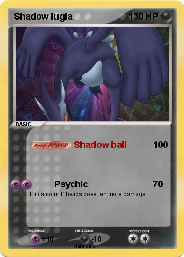 Pokemon Shadow lugia