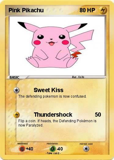 Pokemon Pink Pikachu