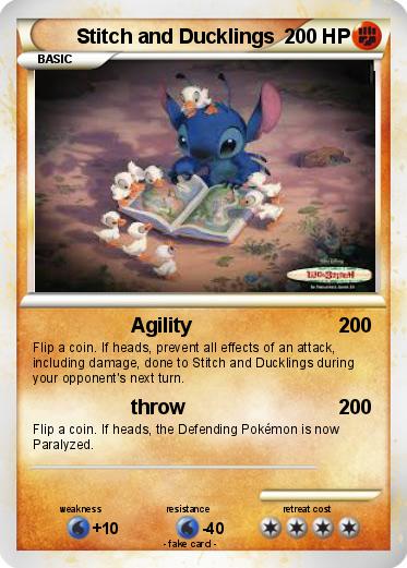Pokemon Stitch and Ducklings