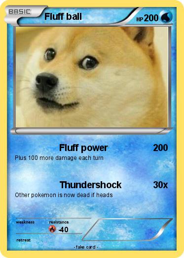Pokemon Fluff ball