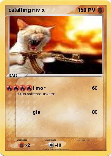 Pokemon catafling niv x