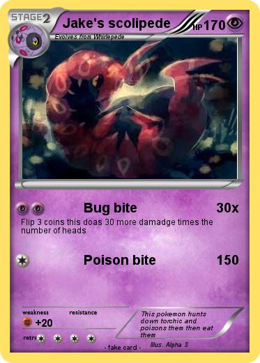 Pokemon Jake's scolipede