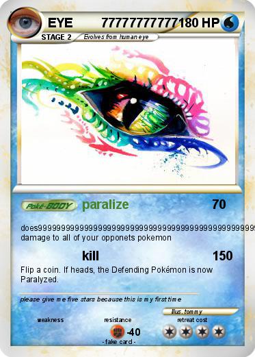 Pokemon EYE        77777777777