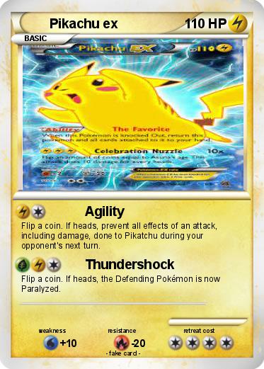 Pokemon Pikachu ex