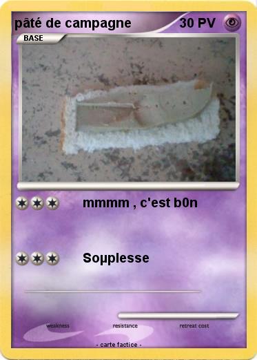 Pokemon pâté de campagne