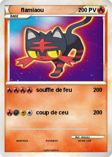 Pokemon flamiaou