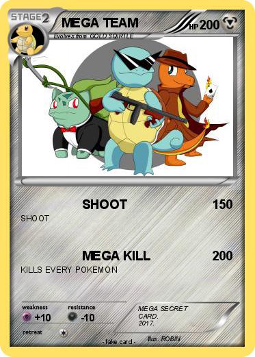 Pokemon MEGA TEAM