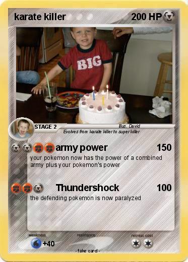 Pokemon karate killer
