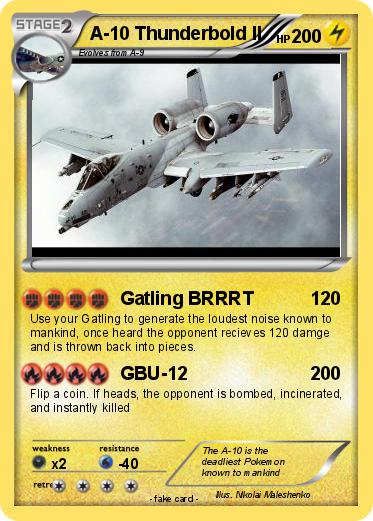 Pokemon A-10 Thunderbold II