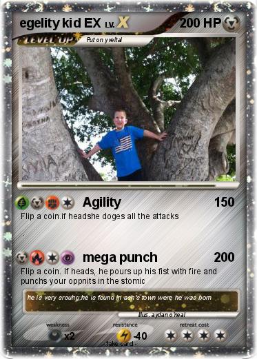 Pokemon egelity kid EX
