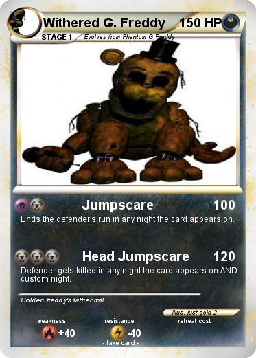 Pokemon Withered G. Freddy