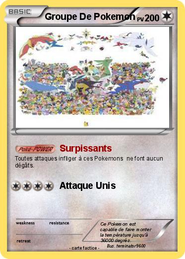Pokemon Groupe De Pokemon