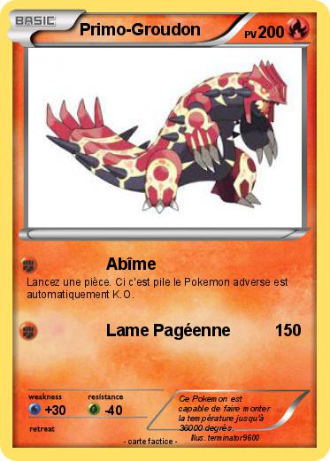 Pokemon Primo-Groudon
