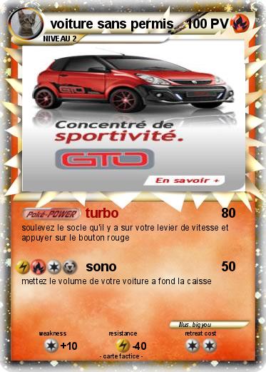 Pokemon voiture sans permis