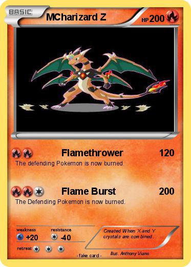 Pokemon MCharizard Z