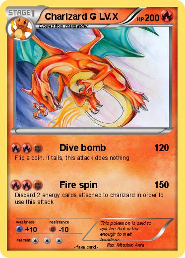 Pokemon Charizard G LV.X