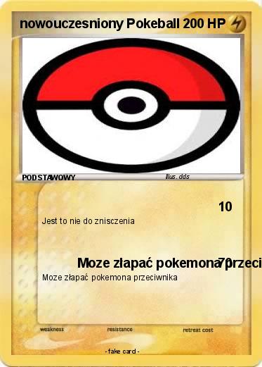 Pokemon nowouczesniony Pokeball
