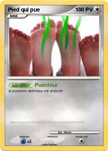 Pokemon Pied qui pue