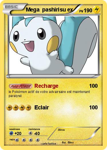 Pokemon Mega  pashirisu ex