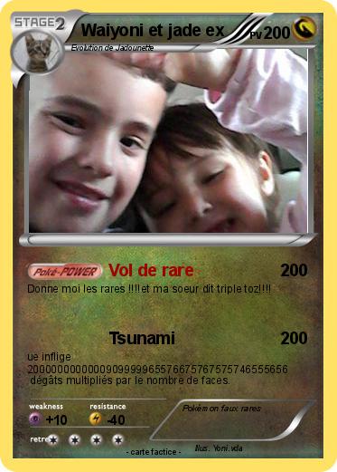 Pokemon Waiyoni et jade ex