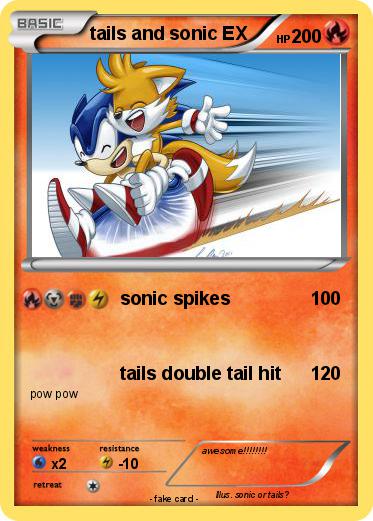 Pokemon tails and sonic EX
