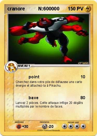 Pokemon cranore          N:600000