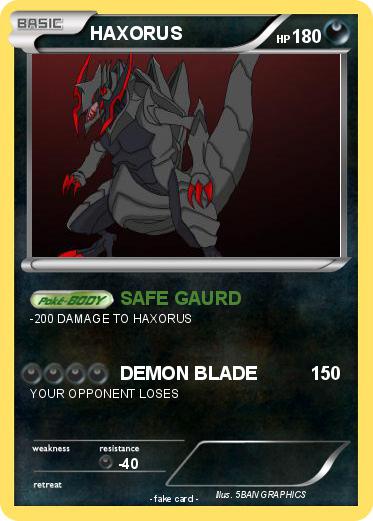 Pokemon HAXORUS