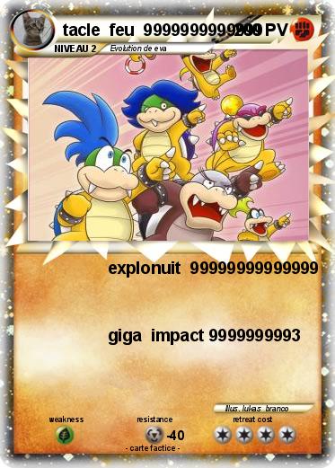 Pokemon tacle  feu  9999999999999