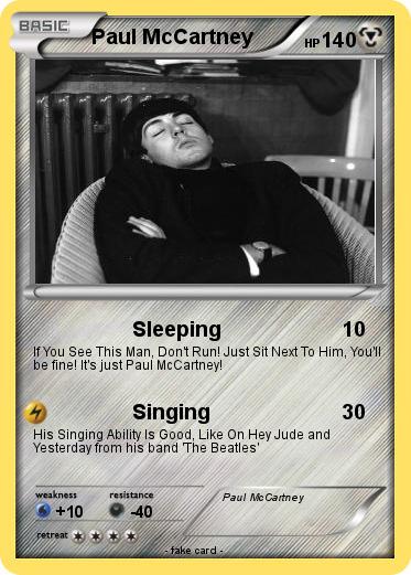 Pokemon Paul McCartney