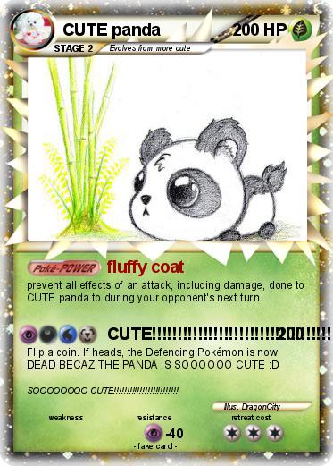 Pokemon CUTE panda