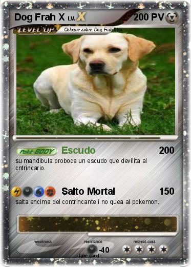 Pokemon Dog Frah X