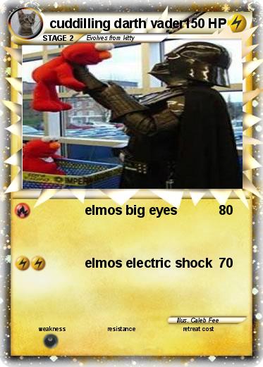 Pokemon cuddilling darth vader