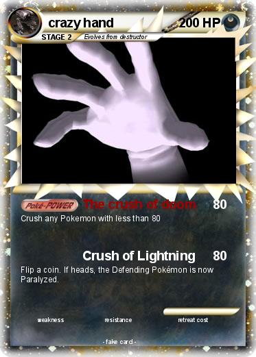 Pokemon crazy hand