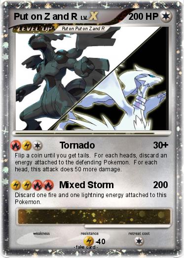 Pokemon Put on Z and R