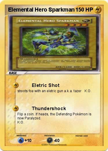 Pokemon Elemental Hero Sparkman