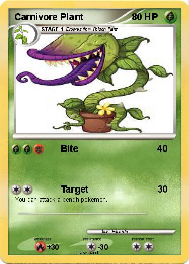 Pokemon Carnivore Plant