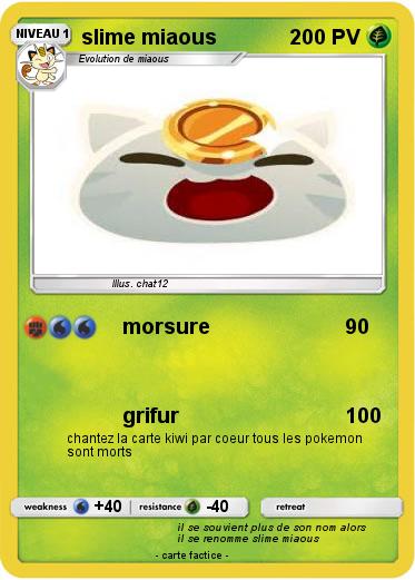 Pokemon slime miaous