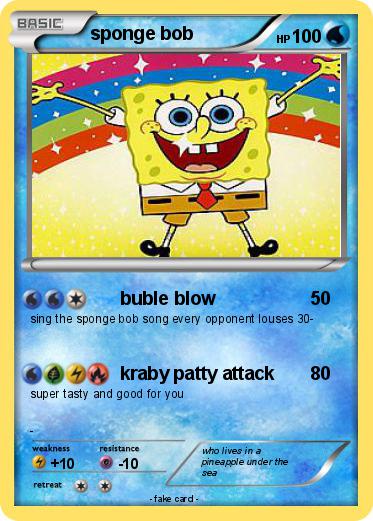Pokemon sponge bob